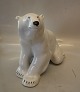 USSR Polar bear 26 x 29 cm Lomonosov - Sovjet Rusian porcelain