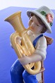 Bing & Grondahl 
figure of the 
year "The 
little 
orchestra" 
Marie plays the 
tuba, height 10 
cm. 3 ...