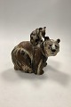 Arne Ingdam ceramic Figurine of Bear and Bear cubMeasures 22cm x 19,5cm ( 8.66 inch x 7.68 ...