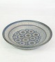 Bowl, designed by Marianne Starck production number 6115 in shades of gray with motif of bubbles ...