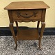 Small older console table with drawer. Oak, Nice used condition. Dimensions: 72x50x39 cm