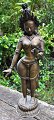 Indian Goddess, bronze, 20th century, Cire perdue. H.: 43.5 cm.