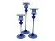 Holmegaard set 
of three blue 
Cassiopeia 
candle light 
holder
Designed by 
Torben 
Jorgensen in 
...