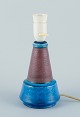 Nils Kähler for Kähler. Ceramic table lamp with turquoise glaze.Approximately ...