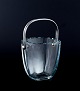 Danish design. 
Modernist ice 
bucket in art 
glass with a 
handle in 
sterling 
silver. Sleek 
Danish ...