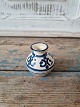 Kähler miniature vase with blue decoration Appears with a few glaze faults - see picture. ...