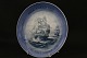 Ship plate Bing & Grøndal, No. 10, from 1988. The plate is painted with Full Rigged Ship, with ...