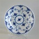 8 pcs in stock 
2. sort
Royal 
Copenhagen Blue 
Fluted Full 
Lace Side plate 
17 cm 1-1087
