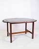 Butler table in mahogany of Danish design with brass fittings from around the ...