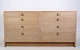 Sideboard / Chest of drawers, designed by Børge Mogensen of oak with 8 drawers and brass handles ...