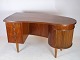 Desk, Model 54, designed by Kai Kristiansen in teak wood with 4 drawers and swivel bar ...