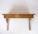 Suspended wall console with drawer made of walnut from around the 1920s.H:46 W:79