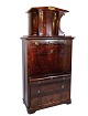 Secretary - mahogany - brass fittings - Intarsia - 1840
Great condition

