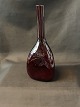 Glass vase dark redHeight 21.5 cmNeat and well maintained