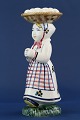 Aluminia Children's Day figure, The woman with the eggs ...