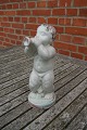 Danish ceramics & pottery by Michael Andersen, Bornholm, Denmark.Naked boy with trumpet in a ...