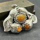 Length 6.5 cm.
Height 5 cm.
Stamped BH for 
Bernhard Hertz, 
830 and an S 
for silver.
The ...