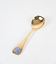 Georg Jensen Annual spoon with motif of a flower called Forget-me-not from year 1983 is made of ...