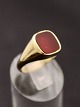 14 carat gold ring size 58 with carnelian subject no. 552357