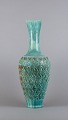 Gudmundur Einarsson (1895-1963), Icelandic ceramist. Ceramic floor vase featuring geometric ...