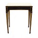 Swedish black decorated and gilt Gustavian marble top console tableSweden circa 1780-1800H: ...