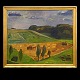 Ebba Carstensen, 1885-1967, oil on canvas. Landscape. ...