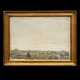 Johan Rohde, 1856-1935, oil on canvasView from Rome. SignedVisible size: 27x36cm. With ...