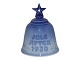 Bing & 
Grondahl, small 
Christmas Bell 
with 1930 
Christmas plate 
decoration.
Decoration 
number ...