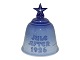 Bing & Grondahl, small Christmas Bell with 1926 Christmas plate decoration.Decoration number ...