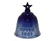 Bing & Grondahl, small Christmas Bell with 1921 Christmas plate decoration.Decoration number ...
