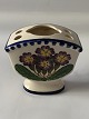 Aluminia small vase with holes in the top for flowers.Decoration number 547/558.Factory ...