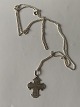 Beautiful necklace round anchor in sterling silver, stamped 925S BNH with daily cross 830S. The ...