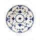 Set of 6 small 
Royal 
Copenhagen blue 
fluted full 
lace fruit 
saucers 1081
1. quality
D: 15cm