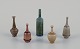 John Andersson 
for Höganäs, 
Sweden.
A set of five 
unique 
miniature 
ceramic vases 
in various ...