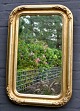 Gilded mirror, 19th century Denmark. With border decorations. 77 x 50 cm.Perfect condition!