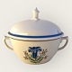 Royal 
Copenhagen, 
Blue Gentiana, 
Sugar Bowl 
#1034/ 9178, 
13cm wide, 9cm 
high, 2nd 
sorting, ...