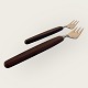 Lundtofte, 
Rosewood 
cutlery, Dinner 
fork, 19cm 
long, Design 
Tias Eckhoff 
*Used 
condition*