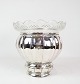 Silver bowl / 
bowl with glass 
insert of 
three-towered 
silver with 
pearl edge on 
the base from 
...
