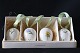 Porcelain eggs from Royal Copenhagen, vintage 2006, 4-pack.