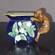 Creamer In 
majolica with 
the figure of a 
monkey as a 
handle. Appears 
in good 
condition with 
no ...