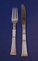 Rigsmönstret 
Danish silver 
flatware 
cutlery Danish 
table 
silverware of 
three towers 
silver by P. 
...