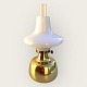 Louis Poulsen, Petronella oil lamp, Opal glass and Brass, 32.5 cm high, 18 cm wide, Design ...