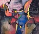 Karl Gustaf 
Dahlgren (born 
1932), Swedish 
artist. 
Watercolor on 
paper. 
Abstract 
composition ...