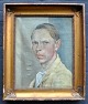Lauenborg - 
Jensen, Hans 
Jørgen (1927 - 
1991) Denmark: 
Self-portrait. 
Oil on canvas. 
Signed. ...