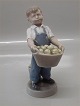 Royal 
Copenhagen 4532 
RC October - 
boy with fruit 
16 cm Design 
Hans Henrik 
Hansen 1st In 
mint ...