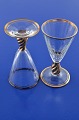 "Ida" glass 
Holmegaard 
glassworks, 
designed by : 
Jacob E. Bang 
1935. Ida glass 
with gold ...