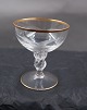 Seagull 
glassware with 
gold rim by 
Lyngby 
Glass-Works, 
Denmark.
Liqueur-bowl
H 8cm - Ö ...
