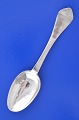 Well-kept Rattail spoon from approx. 1750. Length 19.7 cm. Slightly indistinct stamp, possibly ...