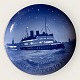 Bing & 
Grøndahl, 
Christmas plate 
"Korsør - 
Nyborg ferry" 
18cm in 
diameter, 1st 
sorting, Design 
...