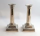 Thomas Andreas Westrup, Copenhagen 1755- 1814. Silver candlesticks (830). A 
pair. Height 15 cm. The stands have traces of use.